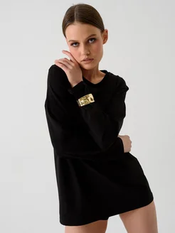 Лонгслив кофта оверсайз без капюшона